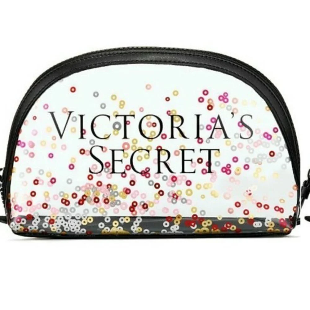 Victorias Secret Valentines Beauty bag Cosmetic Makeup x2 Lot